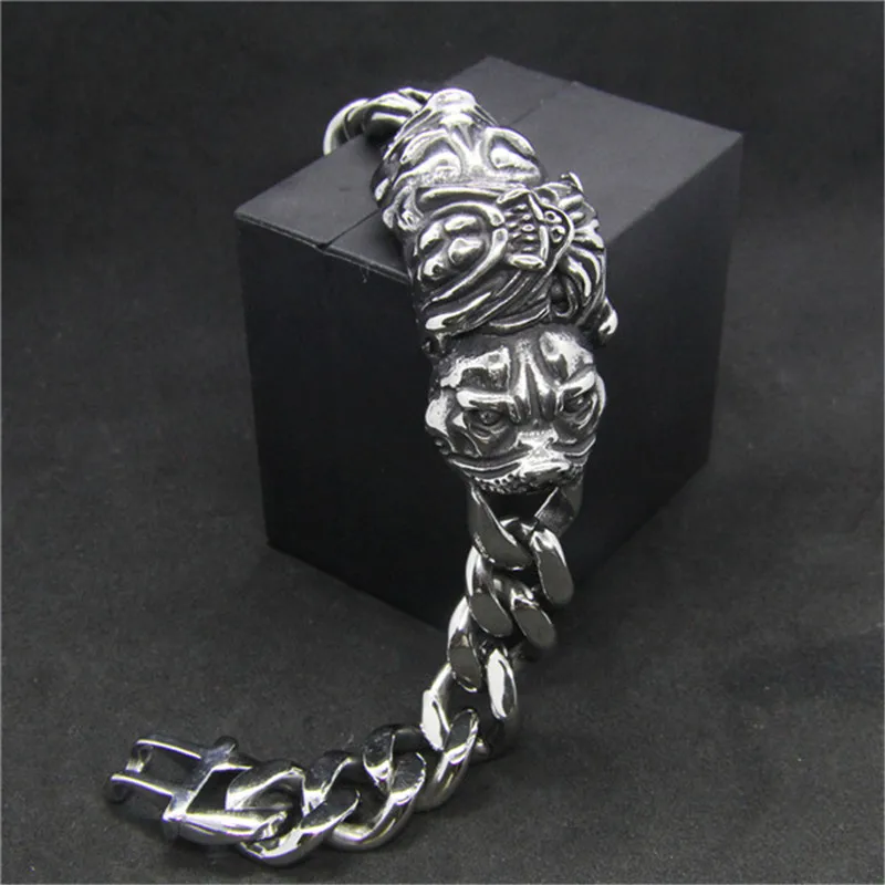 New Design Cool Man Lovely Dog Bracelet 316L Stainless Steel Biker Hiphot Style Anima Friend Dog Bracelet
New Design Cool Man Lovely Dog Bracelet 316L Stainless Steel Biker Hiphot Style Anima Friend Dog Bracelet