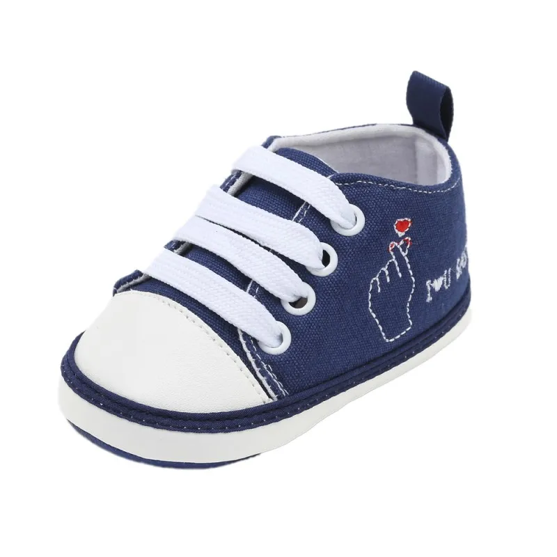 Baby Boy Girl Toddler The First Walker Shoes Children Letter Printing Pattern Canvas Shoes Baby Lace-Up Shoes
Baby Boy Girl Toddler The First Walker Shoes Children Letter Printing Pattern Canvas Shoes Baby Lace-Up Shoes