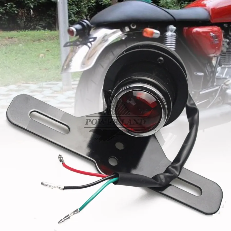 Черный круглый авто высокой мощности LED Пуля интегрированный номерной знак крепление задний фонарь стоп-сигнал для Harley Bobber Suzuki Yamaha 
Черный круглый авто высокой мощности LED Пуля интегрированный номерной знак крепление задний фонарь стоп-сигнал для Harley Bobber Suzuki Yamaha