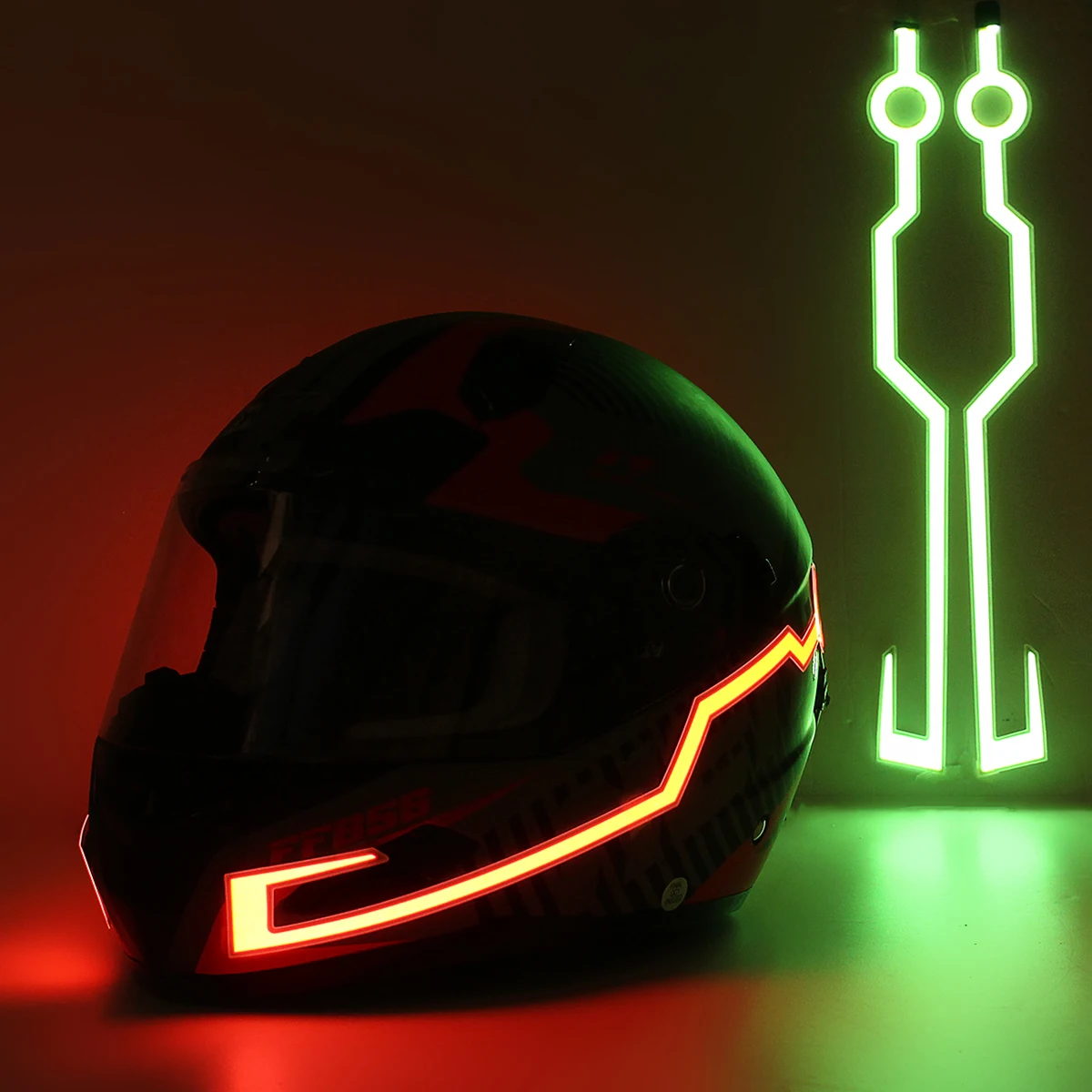 Strip Light Motorcycle Helmet EL Cold Light Strip Bar Night Signal Luminous Modified Strip led profile Mod Kit Helmet Sticker
Strip Light Motorcycle Helmet EL Cold Light Strip Bar Night Signal Luminous Modified Strip led profile Mod Kit Helmet Sticker