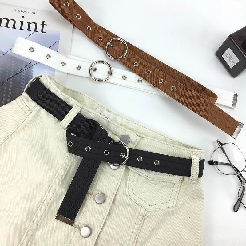 Pure color Woven designer high quality belts for men and women students fashion canvas trend 110cm AD0354
Pure color Woven designer high quality belts for men and women students fashion canvas trend 110cm AD0354