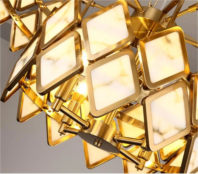 New marble chandelier luxury hotel lobby decoration crystal lamp LED chandelier for living room lamp
New marble chandelier luxury hotel lobby decoration crystal lamp LED chandelier for living room lamp