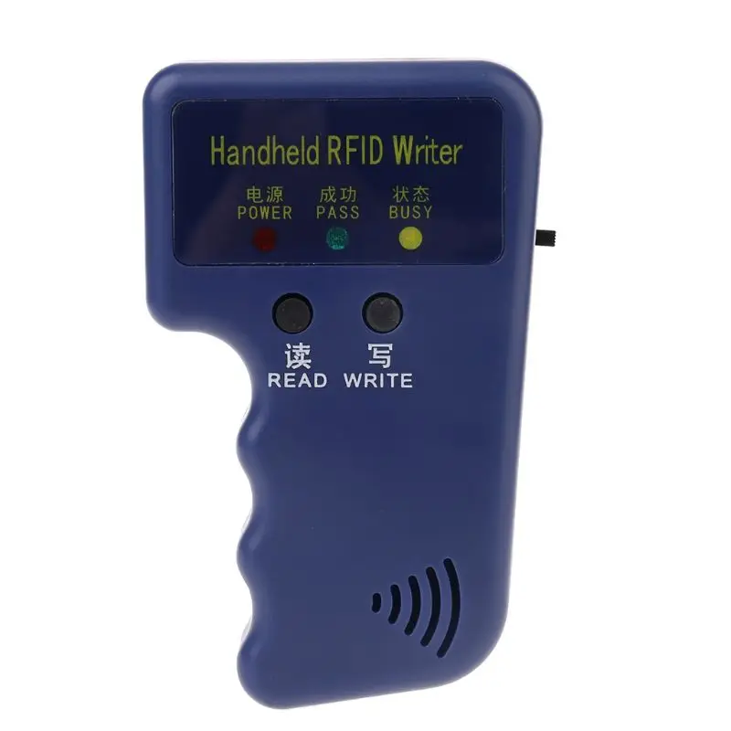 Handheld 125KHz RFID Duplicator Copier Writer Programmer Reader + Keys EM4305 T5577 Rewritable ID Keyfobs Tags Card l29k
Handheld 125KHz RFID Duplicator Copier Writer Programmer Reader + Keys EM4305 T5577 Rewritable ID Keyfobs Tags Card l29k