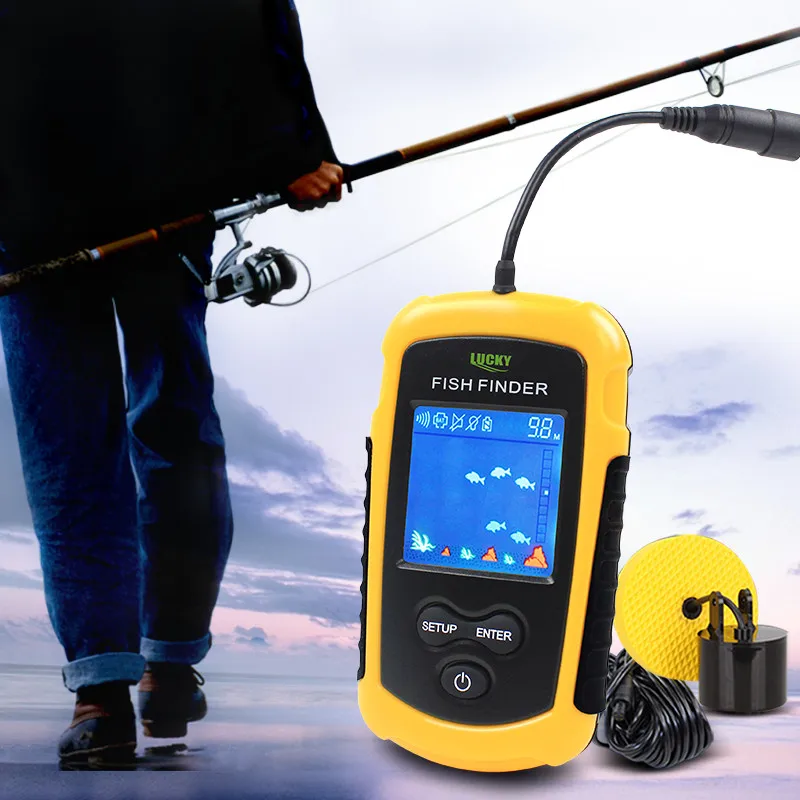 Lucky Fish Finder Sensor Depth Portable LCD Color Screen Fish Sonar Wired Fishfinder Echo Sounder for Fishing in Russian #b4
Lucky Fish Finder Sensor Depth Portable LCD Color Screen Fish Sonar Wired Fishfinder Echo Sounder for Fishing in Russian #b4