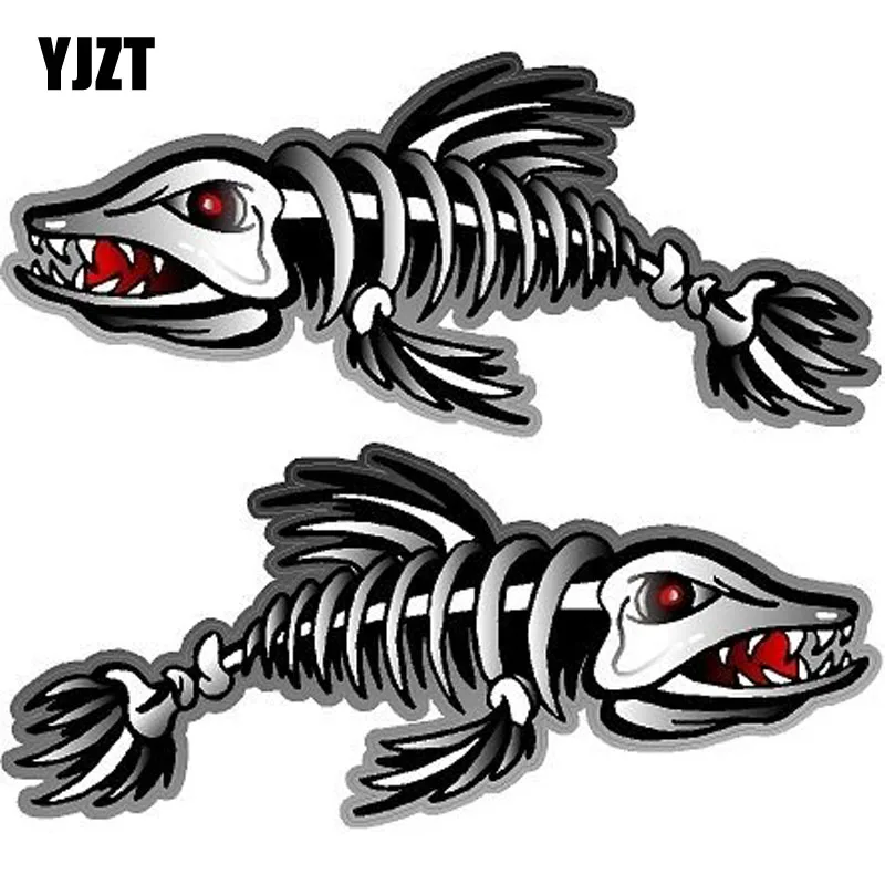 YJZT 17.1CM*7.4CM 2X ZOMBIE Reflective Fishing Art Series Car Sticker Motorcycle Parts C1-7097
YJZT 17.1CM*7.4CM 2X ZOMBIE Reflective Fishing Art Series Car Sticker Motorcycle Parts C1-7097
