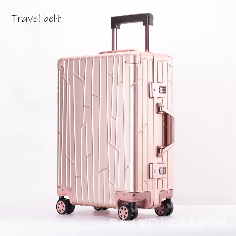 Large volume 100% Aluminum-magnesium Rolling Luggage Spinner brand Men Business Travel Bags fashion Suitcase Wheels
Large volume 100% Aluminum-magnesium Rolling Luggage Spinner brand Men Business Travel Bags fashion Suitcase Wheels