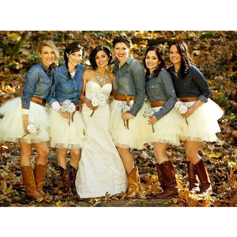 New Arrival Short Fashion Tulle Skirt Customized Tiered Layers Tutu Skirts 2017 Trendy Mini Bridesmaid Skirt for Wedding Party
New Arrival Short Fashion Tulle Skirt Customized Tiered Layers Tutu Skirts 2017 Trendy Mini Bridesmaid Skirt for Wedding Party