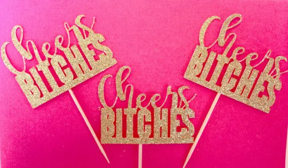 glitter cheer bitches Cupcake Toppers Gaylentine's Bachelorette Party & Hen Party Supplies wedding toothpicks
glitter cheer bitches Cupcake Toppers Gaylentine's Bachelorette Party & Hen Party Supplies wedding toothpicks