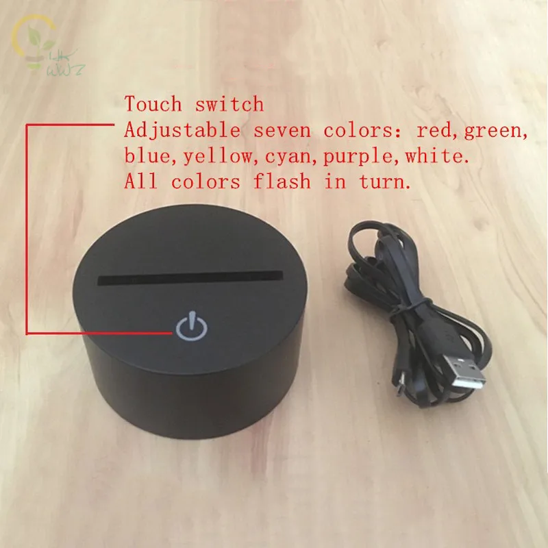 Creative 7 Colors 3D Illusion Lamp LED Night Light Cartoon 3D Car Acrylic Discoloration Colorful Atmosphere Lamp Novelty Lights
Creative 7 Colors 3D Illusion Lamp LED Night Light Cartoon 3D Car Acrylic Discoloration Colorful Atmosphere Lamp Novelty Lights