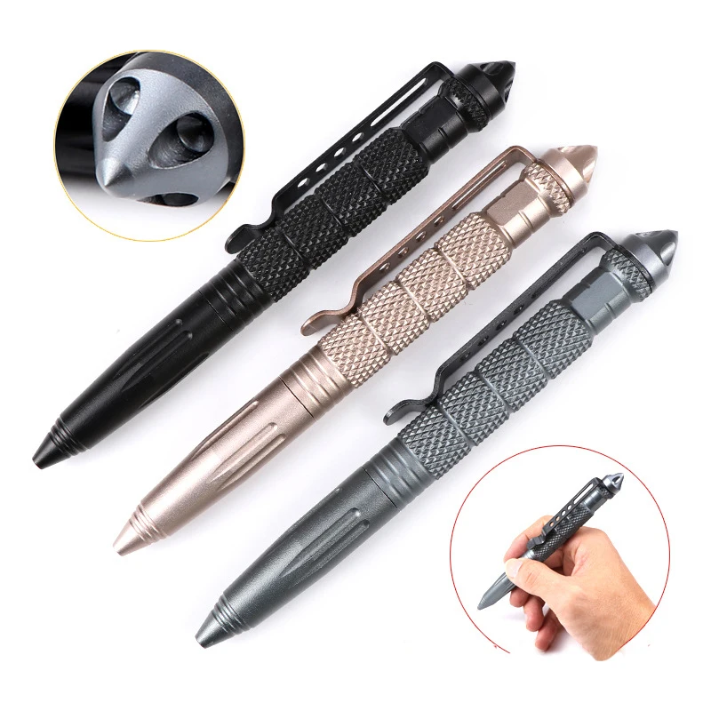 Новинка, черная тактическая ручка Mini EDC Outdppr для использования на открытом воздухе, инструмент для выживания в экстренных ситуациях из алюминия для самообороны
Новинка, черная тактическая ручка Mini EDC Outdppr для использования на открытом воздухе, инструмент для выживания в экстренных ситуациях из алюминия для самообороны