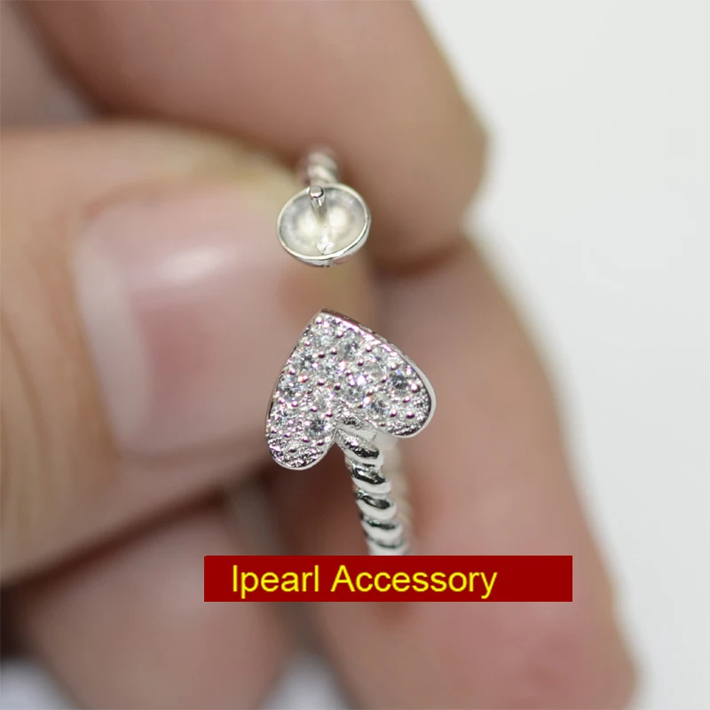 S925 Sterling Silver Rings Findings Adjustment Ring Jewelry Components Silver Heart Size With Rhinestones DIY Acc
S925 Sterling Silver Rings Findings Adjustment Ring Jewelry Components Silver Heart Size With Rhinestones DIY Acc