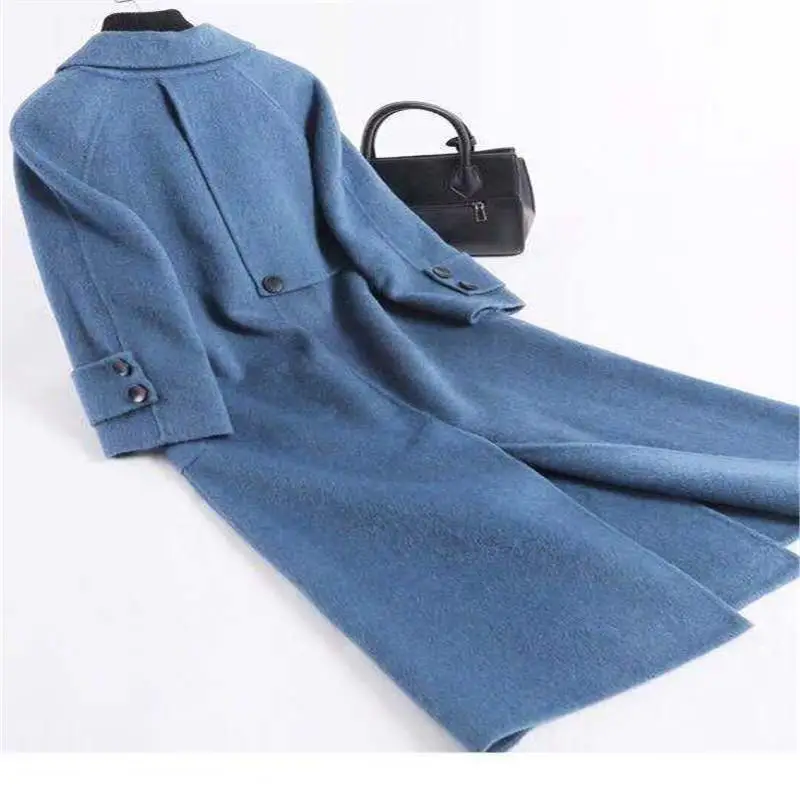 Women New Winter Warm Thick Real Sheep Shearling Long Coat Outwear Female Double Sided Wear 100% Natural Real Wool Overcoat V300
Women New Winter Warm Thick Real Sheep Shearling Long Coat Outwear Female Double Sided Wear 100% Natural Real Wool Overcoat V300