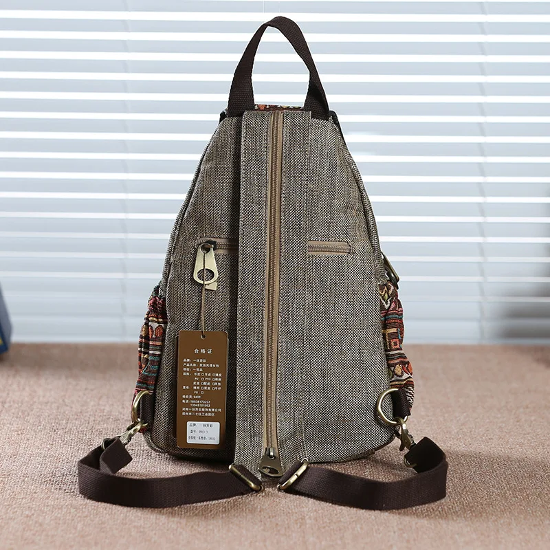 Bohemian Style Original Design Female Backpack Retro Chinese Tibetan Style Linen Canvas Backpack Large Capacity Travel Backpack
Bohemian Style Original Design Female Backpack Retro Chinese Tibetan Style Linen Canvas Backpack Large Capacity Travel Backpack