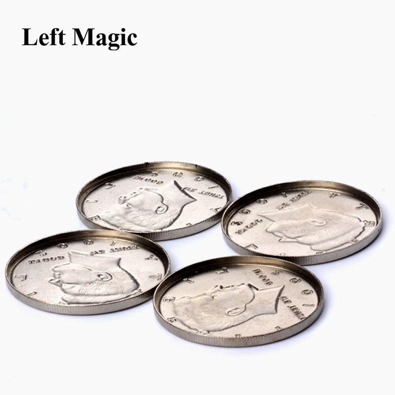 1Pcs Expanded Shell Half Dollar ( Head ) Magic Tricks Appearing Vanish Coin Magie Accessories Close Up Prop Illusion B1021
1Pcs Expanded Shell Half Dollar ( Head ) Magic Tricks Appearing Vanish Coin Magie Accessories Close Up Prop Illusion B1021