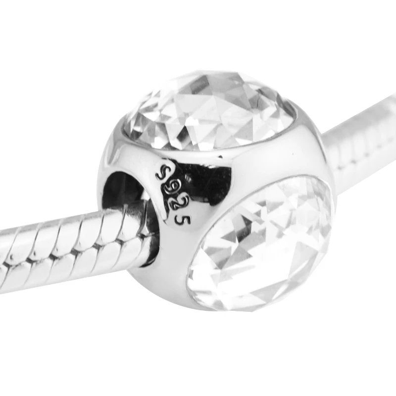 Fits for Europe Charms Bracelets Radiant Droplet Beads with Clear Crystal 100% 925 Sterling-Silver-Jewelry Free Shipping
Fits for Europe Charms Bracelets Radiant Droplet Beads with Clear Crystal 100% 925 Sterling-Silver-Jewelry Free Shipping