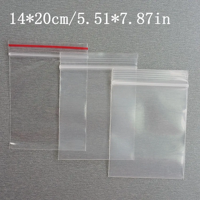 3 Kinds Thick 14x20cm Self Sealing Zipper Ziplock Plastic Package Reclosable Clip Chain Grocery Packaging Packing Bags 1000pcs
3 Kinds Thick 14x20cm Self Sealing Zipper Ziplock Plastic Package Reclosable Clip Chain Grocery Packaging Packing Bags 1000pcs
