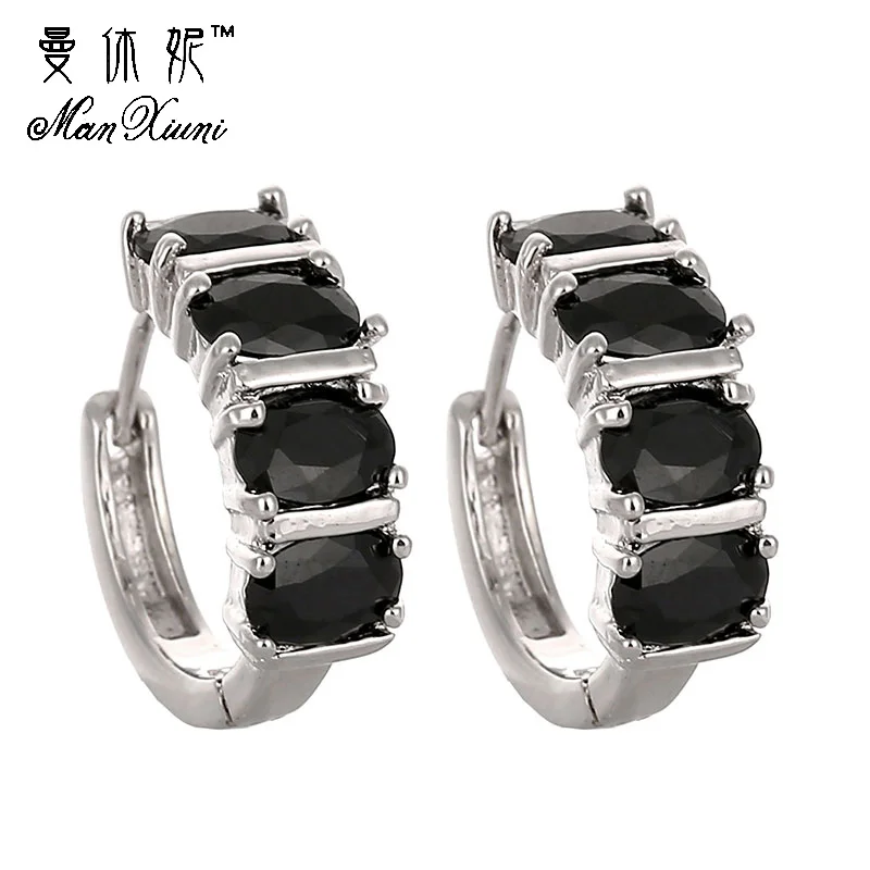 Charm Luxury Cubic zirconia Earrings Colorful Stud Earrings Silver Plated Jewelry brincos oorbellen joyas mujer
Charm Luxury Cubic zirconia Earrings Colorful Stud Earrings Silver Plated Jewelry brincos oorbellen joyas mujer