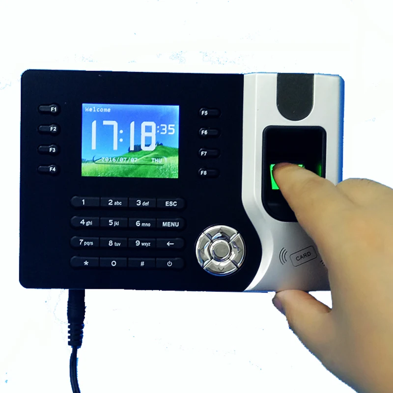 

A-C071 TCP/IP Biometric Fingerprint Time Clock Recorder Attendance Employee Electronic Punch Reader Machine Realand
