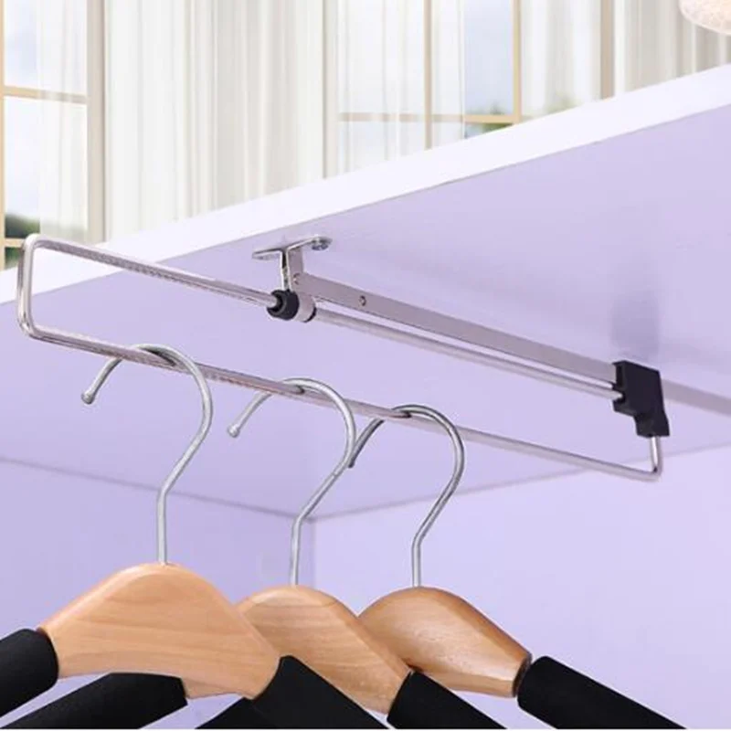 Телескопическая вешалка для одежды стеллаж хранения шкаф аксессуары