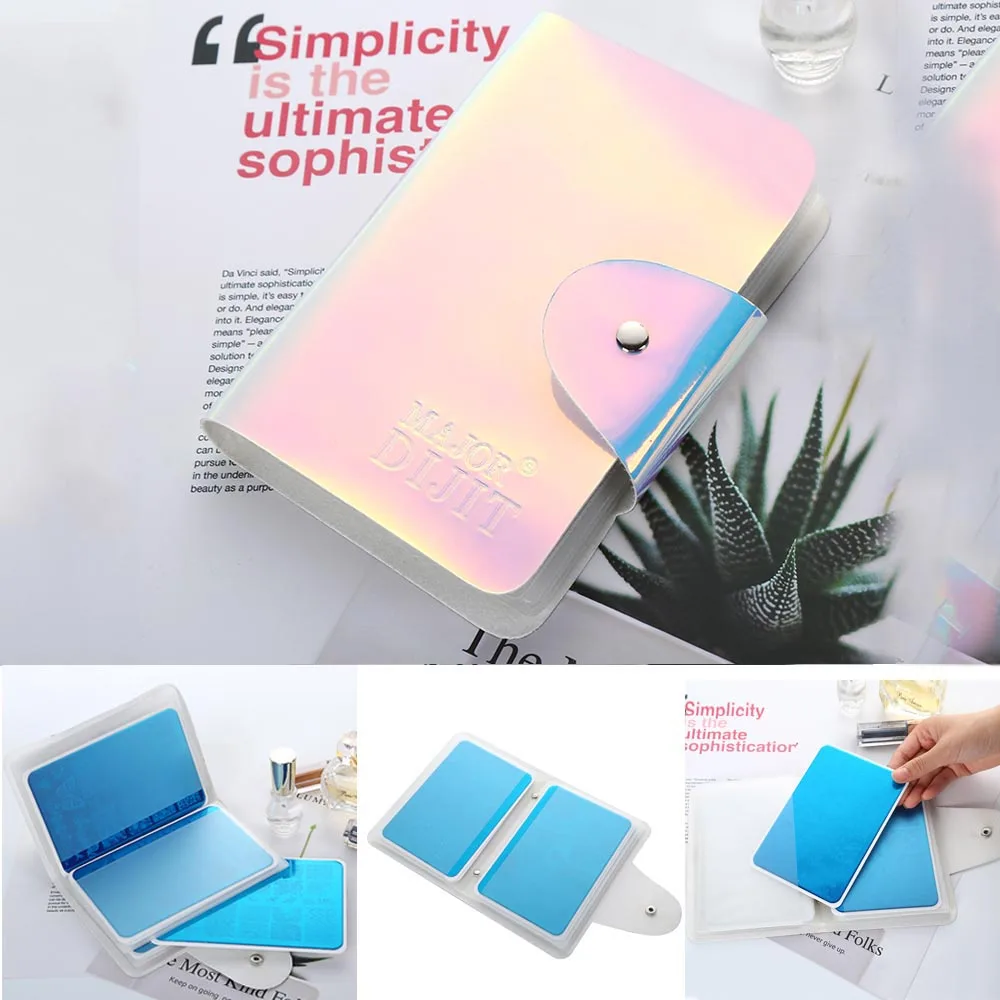 16Slots Nail Stamping Plate Holder Empty Case Storage Bag Rectangle Plate With White pad Organizer Nail Art Tools Manicure
16Slots Nail Stamping Plate Holder Empty Case Storage Bag Rectangle Plate With White pad Organizer Nail Art Tools Manicure
