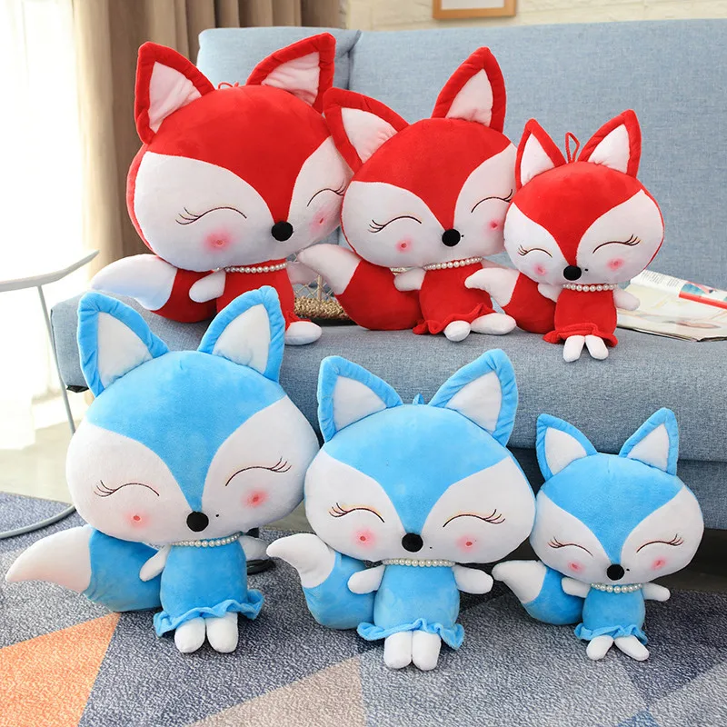 New Cute Red And Blue Little Fox Stuffed FOX IN 30/40/50CM Kawaii Animal Plush Toy Doll Baby Kid'S Gift Mini Plush Toys
New Cute Red And Blue Little Fox Stuffed FOX IN 30/40/50CM Kawaii Animal Plush Toy Doll Baby Kid'S Gift Mini Plush Toys