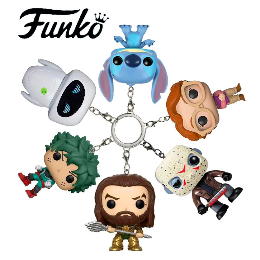 Брелок Аквамен игрушки Baymax Saitma Barb Stitch Rugrats Maleficent Jason Game Friday сказочный хвост