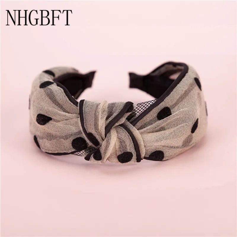 NHGBFT Gauze Wave point Knotted hairband Turban Hair Accessories Girls Women Turban Elastic Hairband
NHGBFT Gauze Wave point Knotted hairband Turban Hair Accessories Girls Women Turban Elastic Hairband