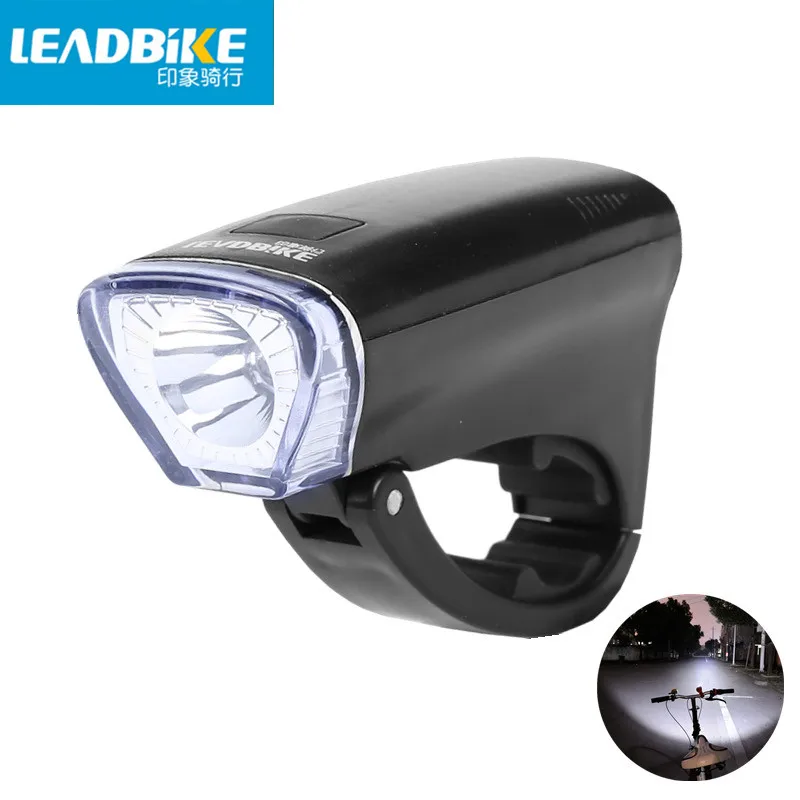 Передсветильник фара велосипеда Leadbike 3 режима водонепроницаемая на руль