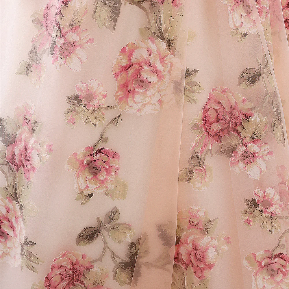 Evening Dresses Party Long Prom Gown O Neck Flower Pattern Floral Print Chiffon Evening Dress 2021
Evening Dresses Party Long Prom Gown O Neck Flower Pattern Floral Print Chiffon Evening Dress 2021