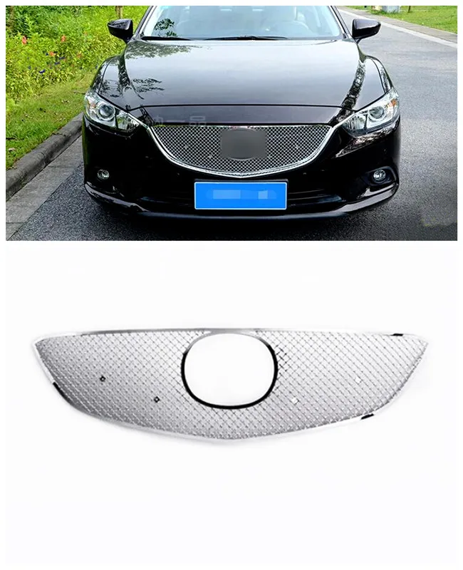 Stainless Front Center Grille Grill Cover Trim Exterior Chromium Styling Parts 1pcs For Mazda 6 M6 Atenza 2013 2014 2015
Stainless Front Center Grille Grill Cover Trim Exterior Chromium Styling Parts 1pcs For Mazda 6 M6 Atenza 2013 2014 2015