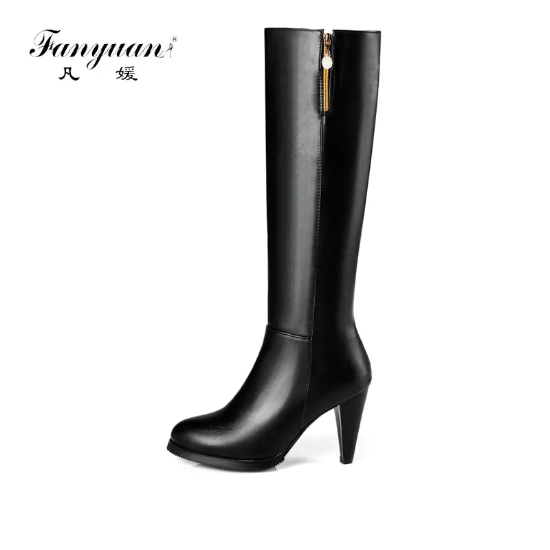 Fanyuan 2018 Women Riding Boots Thick Heels Knee High Boots Zipper Autumn Female Long Boots Large Size 34-43 Winter Ladies
Fanyuan 2018 Women Riding Boots Thick Heels Knee High Boots Zipper Autumn Female Long Boots Large Size 34-43 Winter Ladies