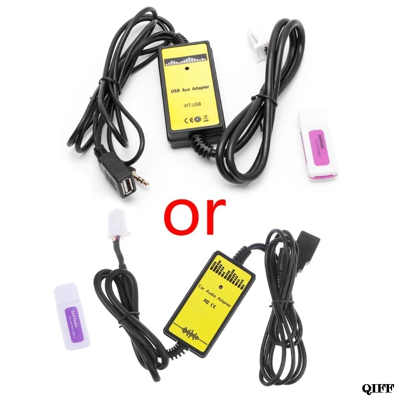 Car Audio CD Adapter Changer MP3 Interface AUX SD USB Data Cable 2x6Pin For Toyota Camry Corolla Matrix May06
Car Audio CD Adapter Changer MP3 Interface AUX SD USB Data Cable 2x6Pin For Toyota Camry Corolla Matrix May06