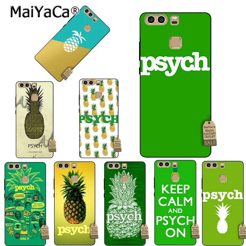 Фото MaiYaCa psych green 2018 новый роскошный модный Чехол для мобильного телефона Huawei p9 p10 plus mate9