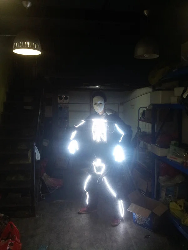 LED lights skull costume luminous skeleton costume night stage stage performance costume props
LED lights skull costume luminous skeleton costume night stage stage performance costume props