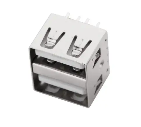 50pcs/lot Double USB 2.0 4Pin A Type Female Socket Connector Short Style for Data Transmission Charging Length 10.5mm
50pcs/lot Double USB 2.0 4Pin A Type Female Socket Connector Short Style for Data Transmission Charging Length 10.5mm