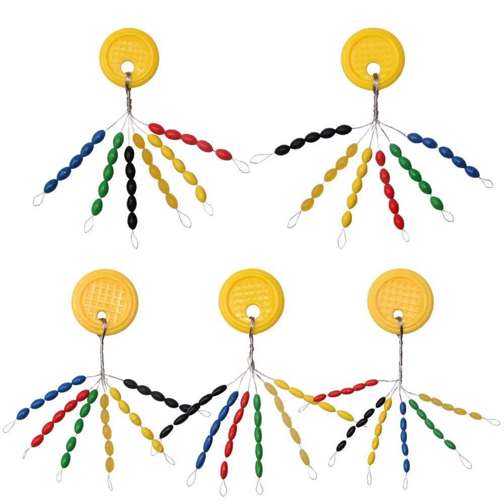 90Pcs/Bag Mixed Color Space Beans Oval Stopper Fishing Bobber Float Stopper Connector For Fishing Accessories
90Pcs/Bag Mixed Color Space Beans Oval Stopper Fishing Bobber Float Stopper Connector For Fishing Accessories