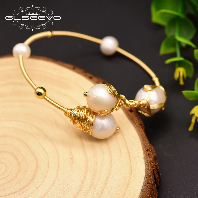 Glseevo Natural Handmade Freshwater Pearl Bracelet Adjustable Woman Bracelet Wedding Party Luxury High Jewelry Gb0098
Glseevo Natural Handmade Freshwater Pearl Bracelet Adjustable Woman Bracelet Wedding Party Luxury High Jewelry Gb0098