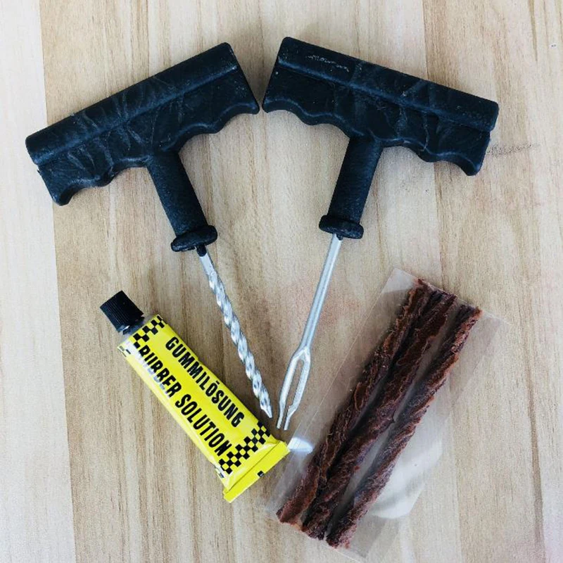 Professional Car Tire Repair Tool Tire Repair Kit Studding Tool Set Auto Bike Tubeless Tire Tyre Puncture Plug Car Accessories
Professional Car Tire Repair Tool Tire Repair Kit Studding Tool Set Auto Bike Tubeless Tire Tyre Puncture Plug Car Accessories