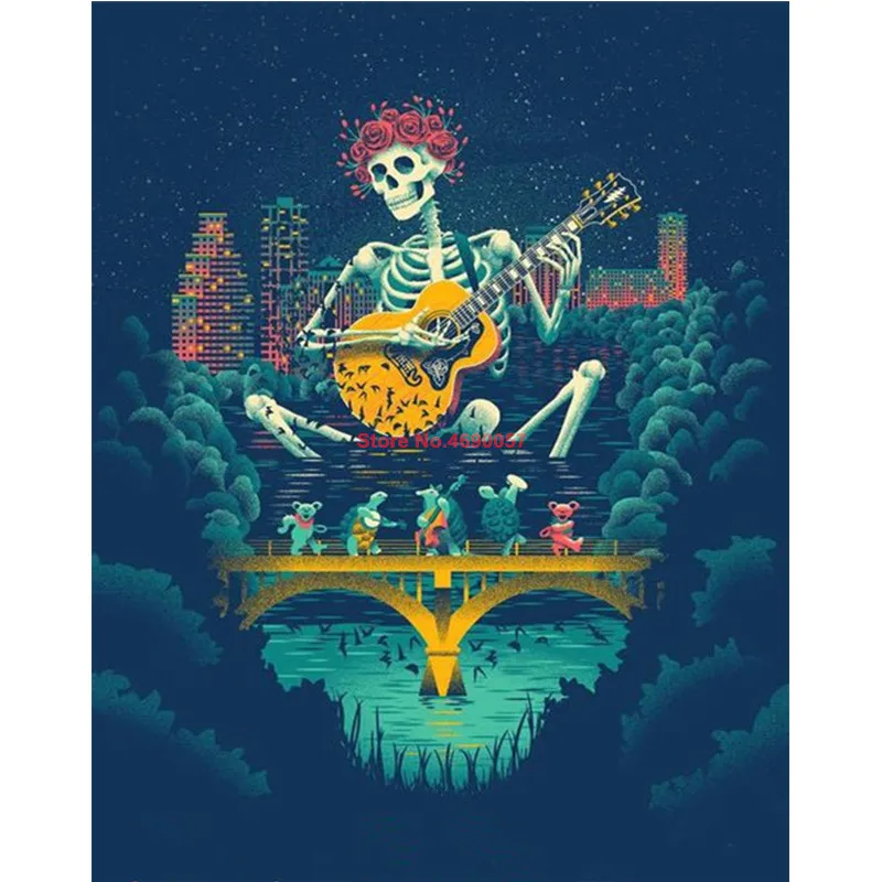Diamond Painting Grateful Dead and Company 3d 5d Diamond Embroidery Mosaic Kit Full Square/Round Stones Music Wall Painting
Diamond Painting Grateful Dead and Company 3d 5d Diamond Embroidery Mosaic Kit Full Square/Round Stones Music Wall Painting