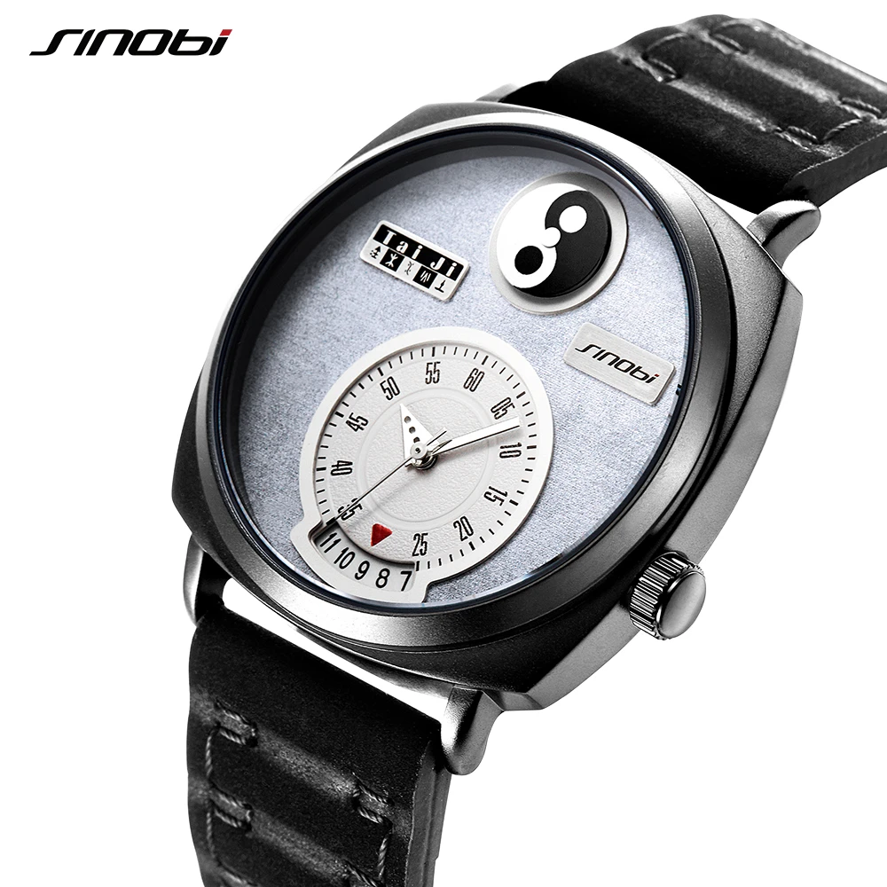 SINOBI Unique Tai Chi Watch Creative Fashion Men's Watch Men Watch Yin And Yang Top Brand Watches Clock reloj hombre kol saati
SINOBI Unique Tai Chi Watch Creative Fashion Men's Watch Men Watch Yin And Yang Top Brand Watches Clock reloj hombre kol saati