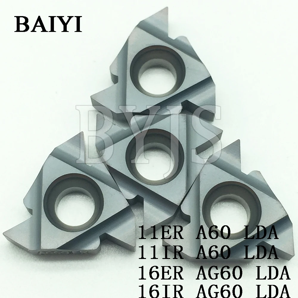 10pcs 11IR A60 11ER A60 16IR AG60 16ER AG60 LDA carbide inserts for Externe carving CNC turning tools bar
10pcs 11IR A60 11ER A60 16IR AG60 16ER AG60 LDA carbide inserts for Externe carving CNC turning tools bar