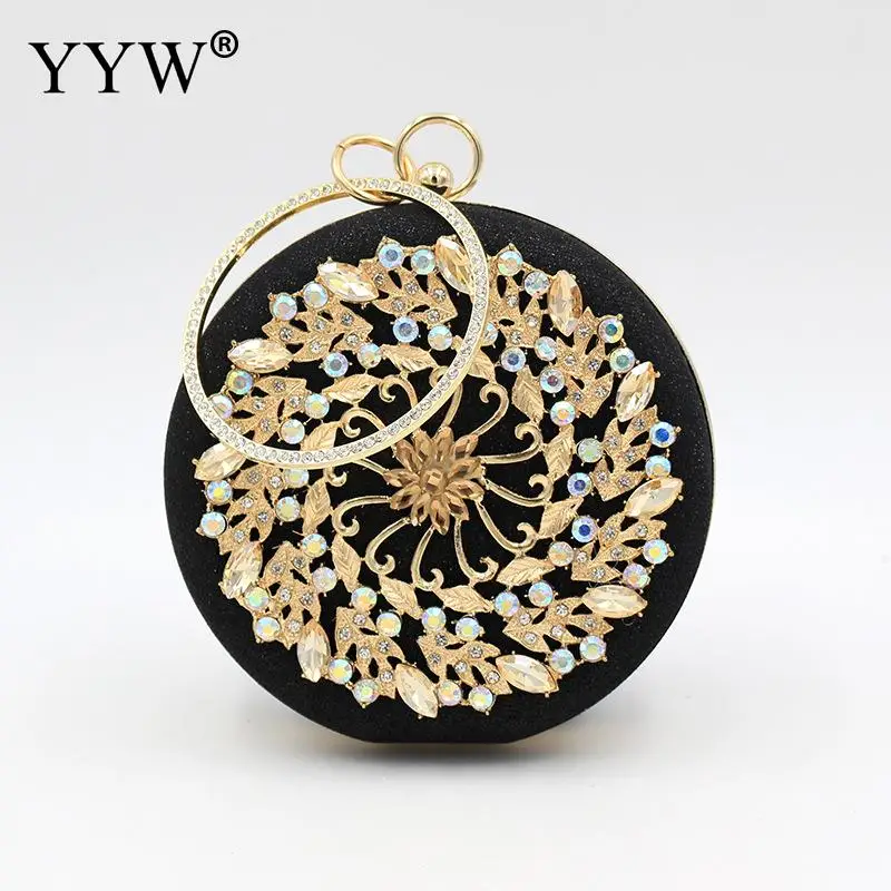 Round Evening Clutch Handbags Female Fashion Diamonds Rhinestone Luxury Bag Party Wedding Bridal Purse Anti-Theft Women'S Bag
Round Evening Clutch Handbags Female Fashion Diamonds Rhinestone Luxury Bag Party Wedding Bridal Purse Anti-Theft Women'S Bag