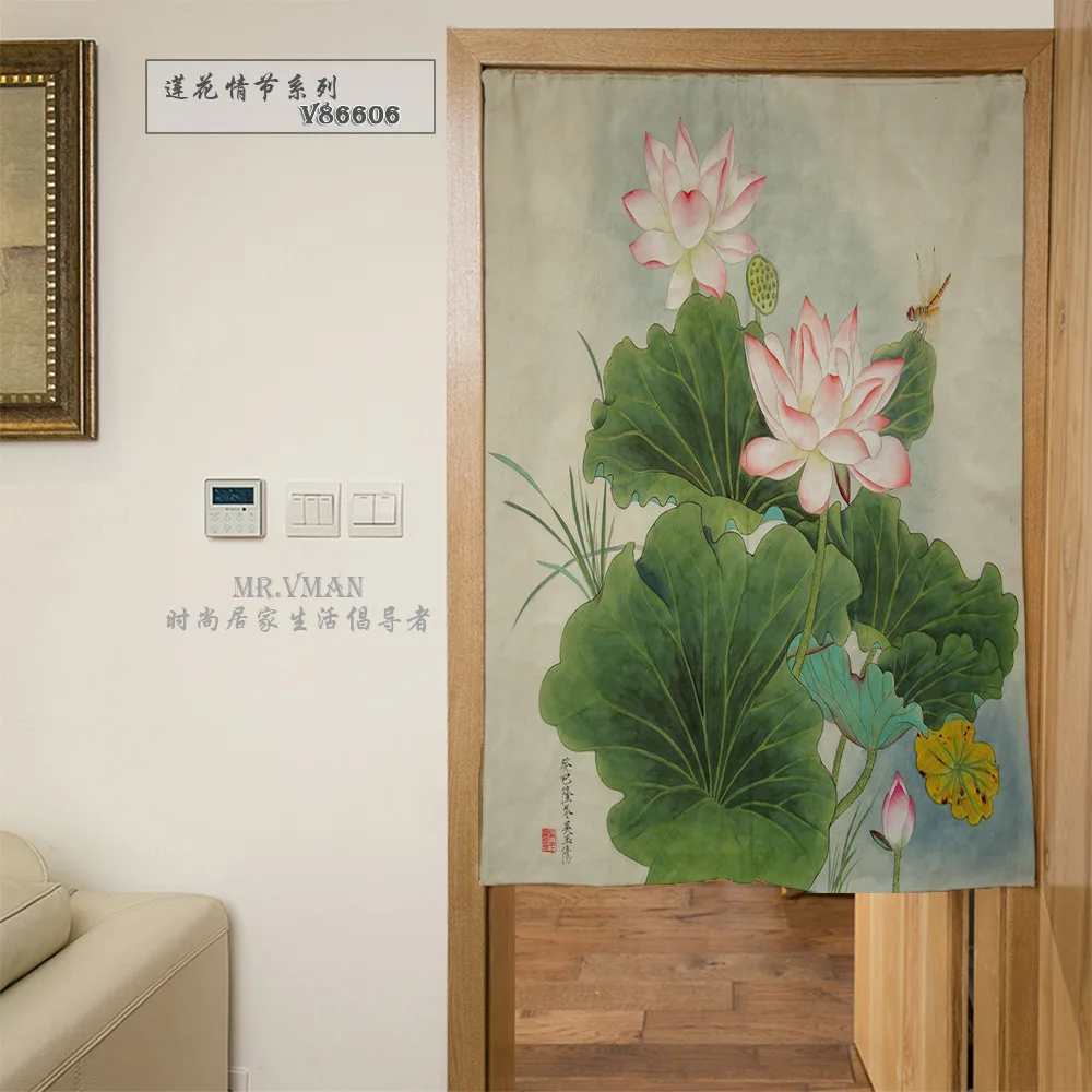 Nice Curtains Chinese Style Flowers Series Printing Door Curtain Poyester Mould Proof Door Curtain 85x120cm
Nice Curtains Chinese Style Flowers Series Printing Door Curtain Poyester Mould Proof Door Curtain 85x120cm