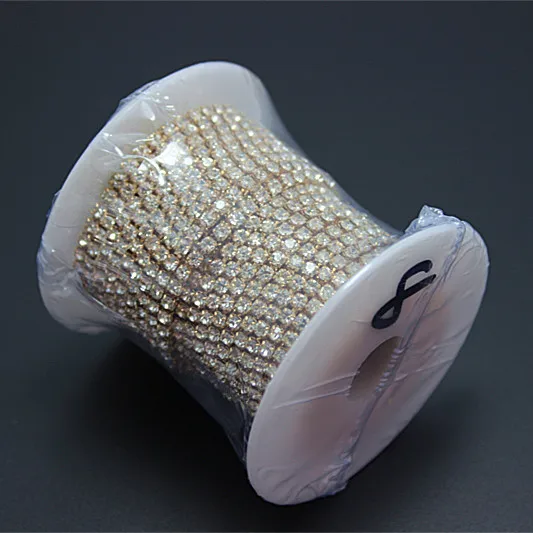 SS8 densify crystal stone Glod base,retail Crystal rhinestone cup chain,rhinestone garment accessories15009B
SS8 densify crystal stone Glod base,retail Crystal rhinestone cup chain,rhinestone garment accessories15009B
