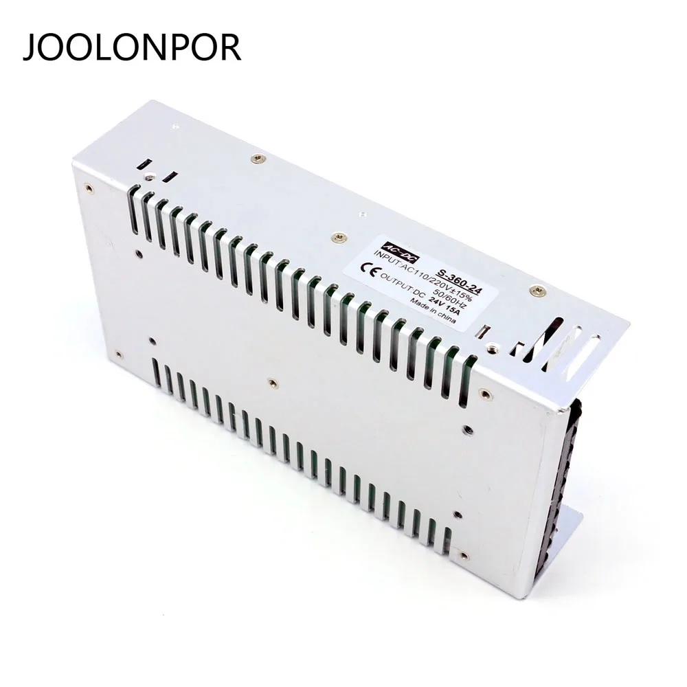 JOOLONPOR DC 24V 360W Lighting Transformers Power Supply LED Driver Power for LED Strip Light Switch Power Supply
JOOLONPOR DC 24V 360W Lighting Transformers Power Supply LED Driver Power for LED Strip Light Switch Power Supply