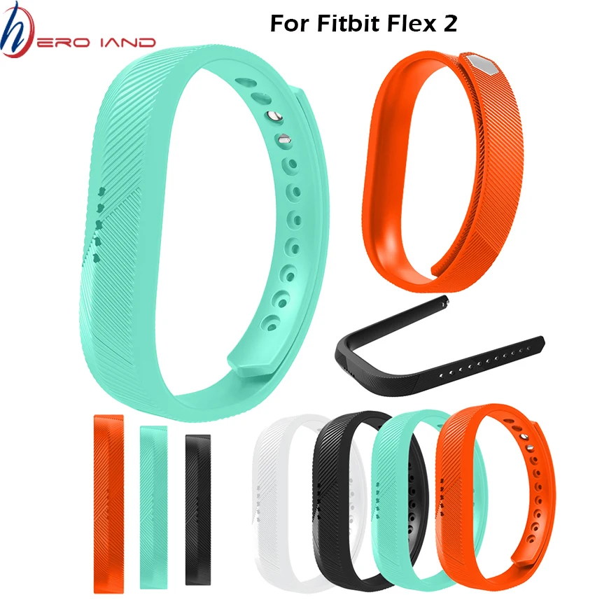 13 Цвета силиконовый чехол для лучезапястного сустава Браслет ремешок Fitbit Flex 2