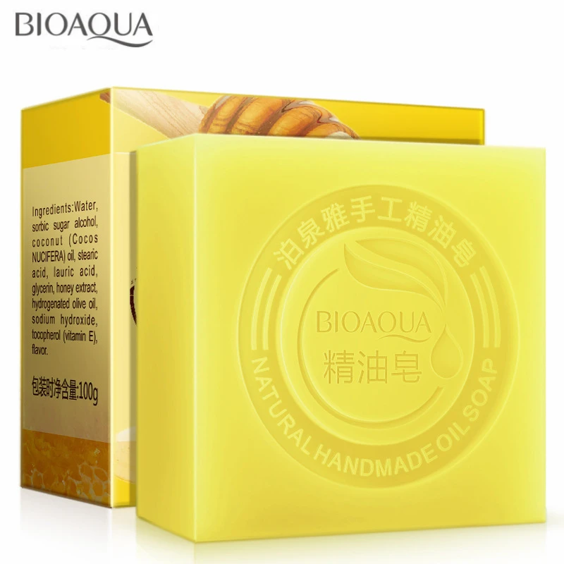Honey Essential Oil Soap Moisturizing Cleaning Whitening Soap Wash Hair Clean Body Bath Skin Care Soap Face Washing Product 100g
Honey Essential Oil Soap Moisturizing Cleaning Whitening Soap Wash Hair Clean Body Bath Skin Care Soap Face Washing Product 100g