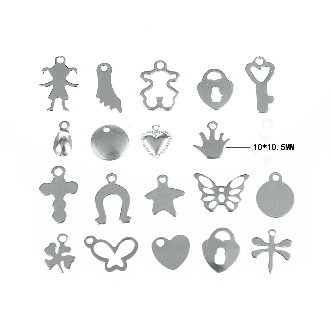 50pcs/lot Mixed Design Charms Stainless Steel Bulk Pendants Connector for DIY Jewelry Making Findings Necklace Bracelets
50pcs/lot Mixed Design Charms Stainless Steel Bulk Pendants Connector for DIY Jewelry Making Findings Necklace Bracelets