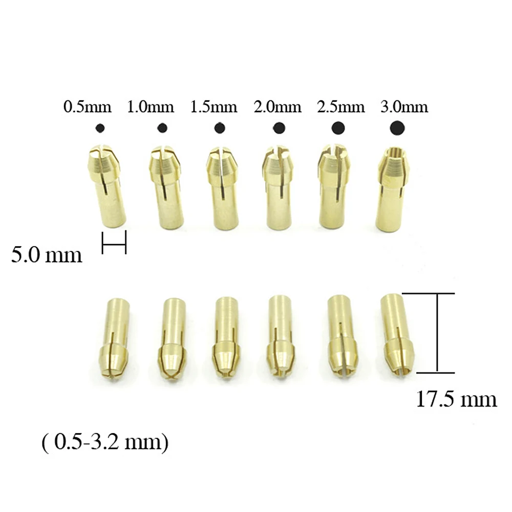 Micro Motor Drill With 6pcs Drill Collet + 1pcs 1.5mm Wrench +2pcs Fittings +1pcs Axle Electrical PCB Tool Set
Micro Motor Drill With 6pcs Drill Collet + 1pcs 1.5mm Wrench +2pcs Fittings +1pcs Axle Electrical PCB Tool Set