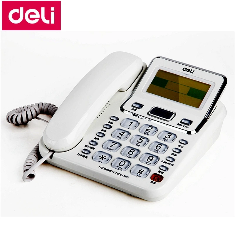 Телефонный набор Deli 789, проводной телефон 3,5 дюйма, вращающийся ЖК-экран, офисный домашний телефон
Телефонный набор Deli 789, проводной телефон 3,5 дюйма, вращающийся ЖК-экран, офисный домашний телефон